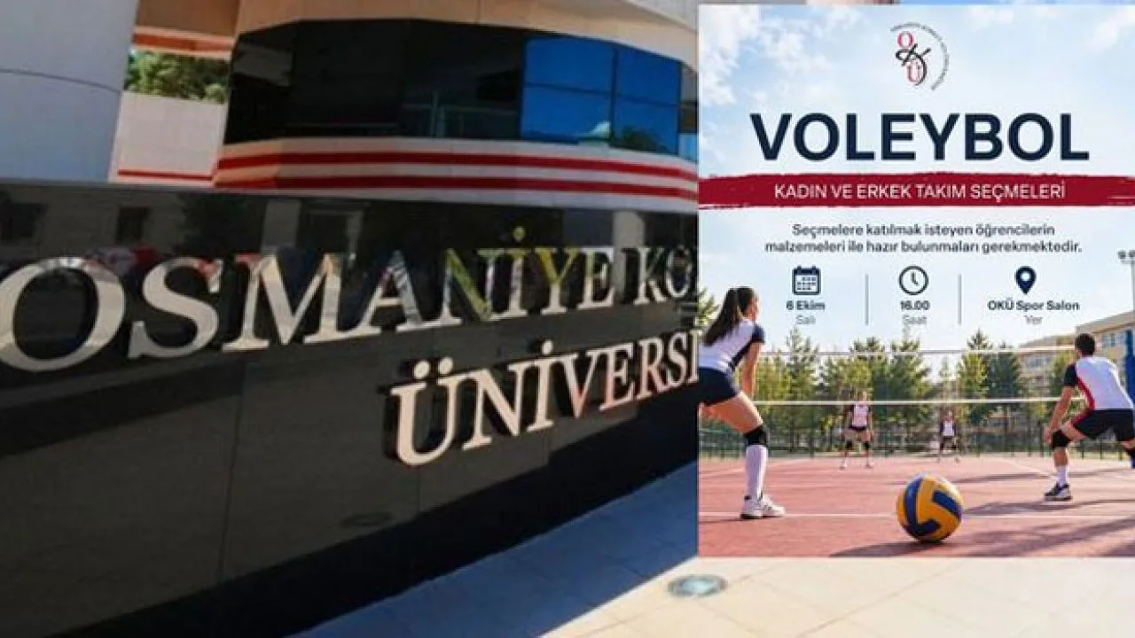 OKÜ Voleybol Takımları İçin Seçmeler 6 Ekim’de