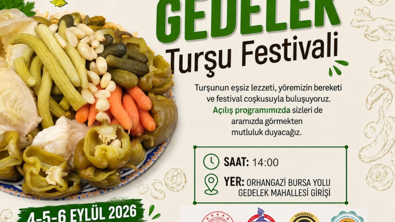 Orhangazi Gedelek’te Turşu Festivali Heyecanı Başlıyor