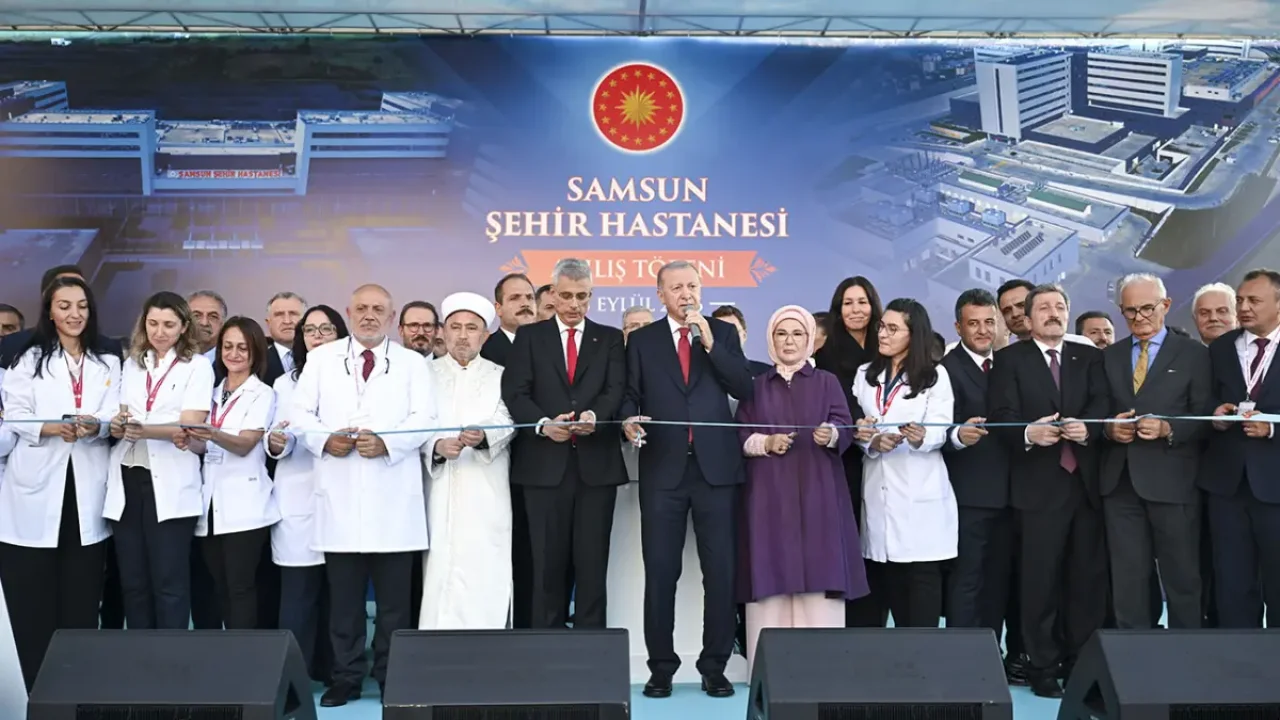 Samsun Şehir Hastanesi hizmete görkemli bir törenle açıldı