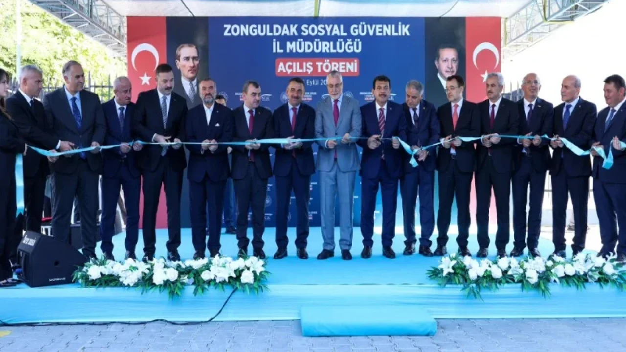 SGK Zonguldak İl Müdürlüğü Yeni Hizmet Binası Törenle Açıldı