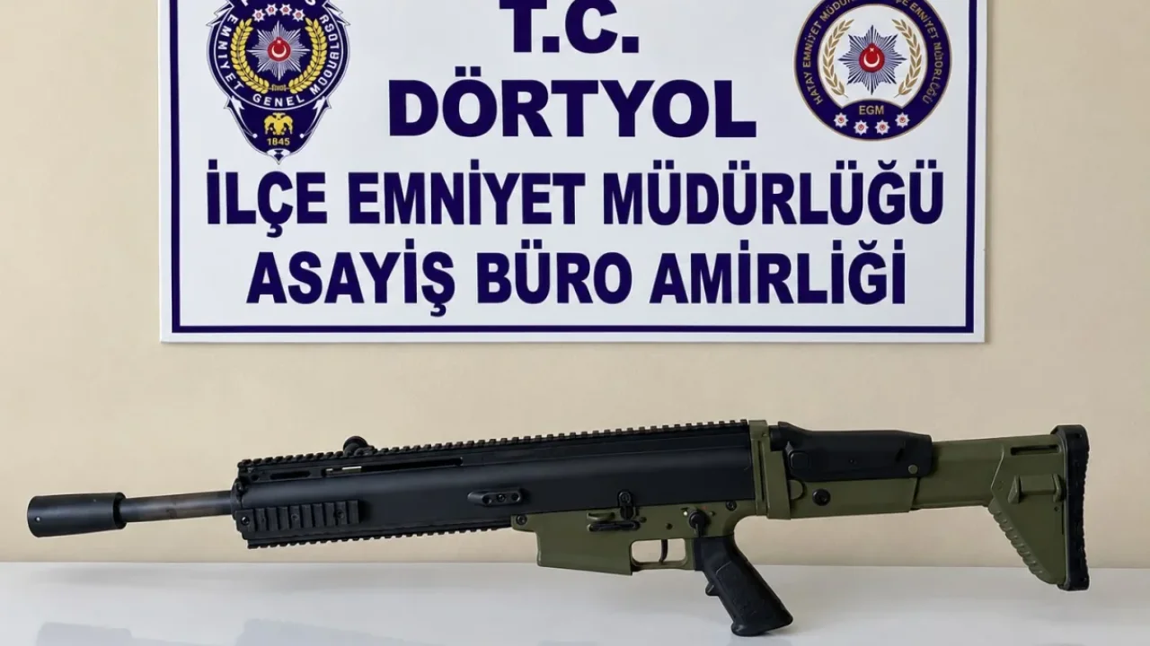 Silahla tehdit suçundan aranan şahıs Dörtyol’da yakalandı
