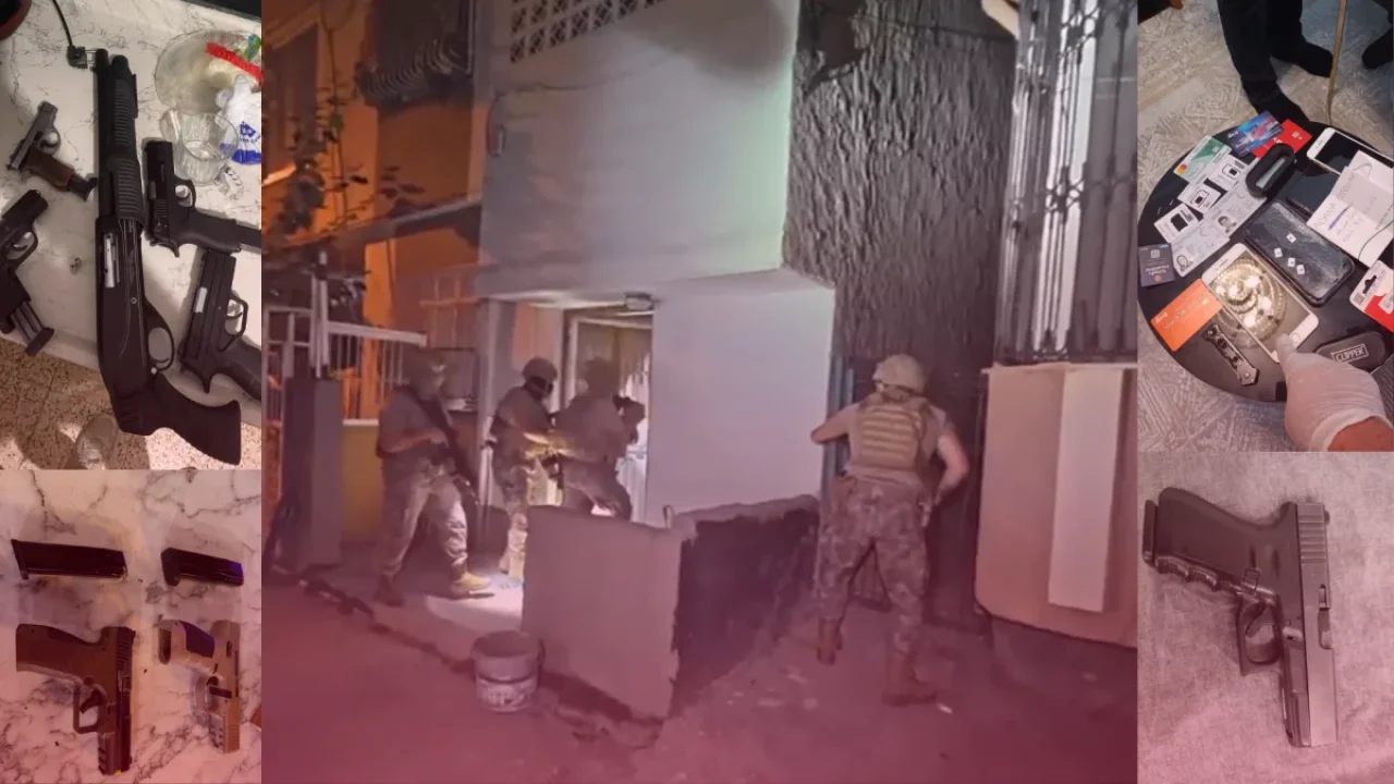 Şimşekler suç örgütü operasyonunda 64 şüpheli yakalandı