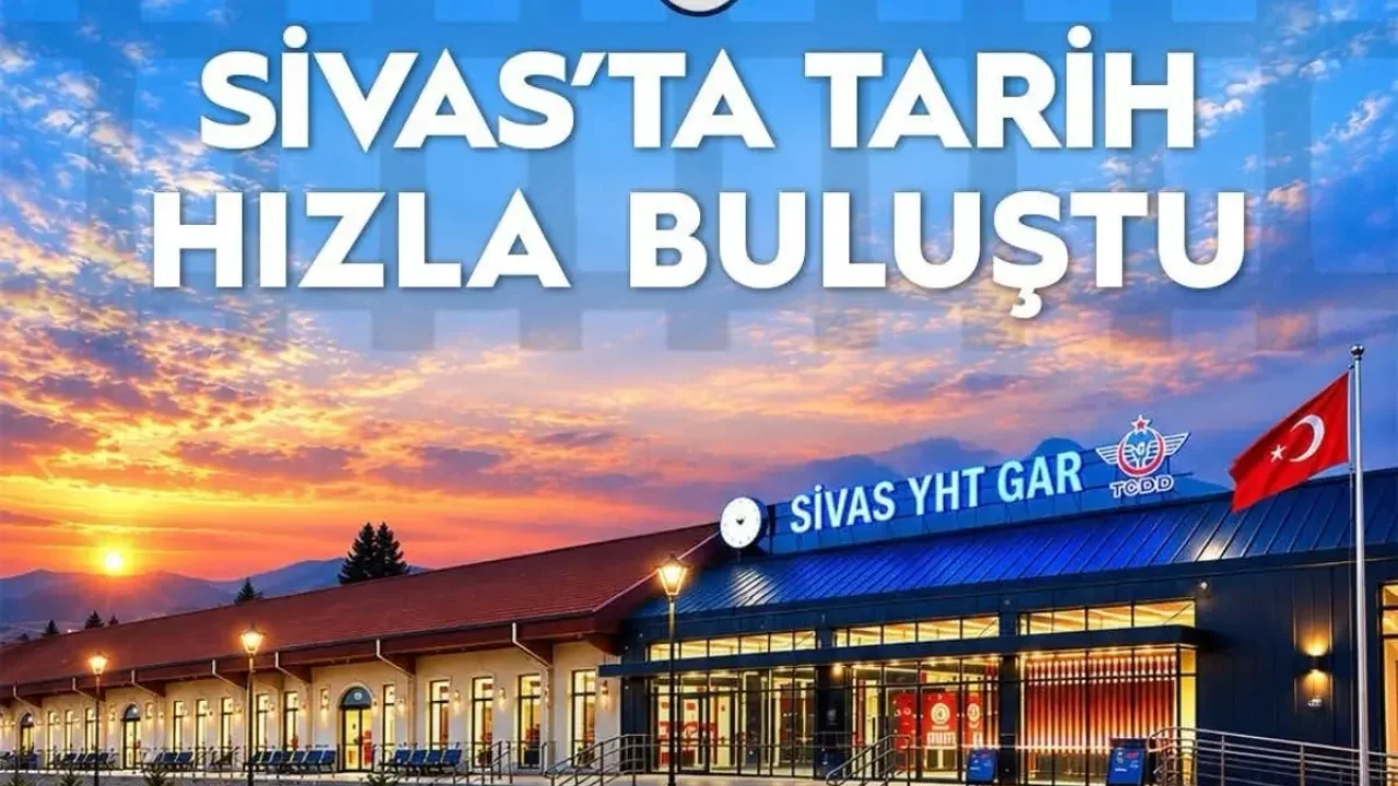 Sivas'ta yeni YHT gar binası hizmete girdi