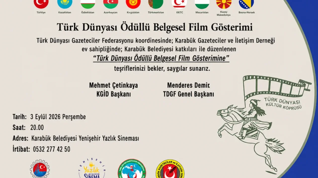 Türk Dünyası Belgesel Filmleri Karabük'te İzleyiciyle.