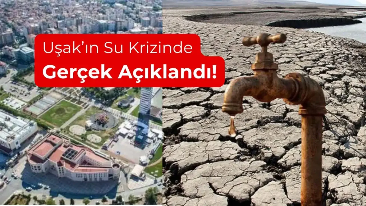 Uşak su krizi verileri organize sanayiyi işaret ediyor