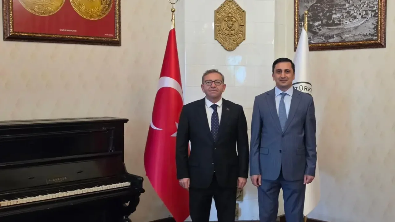 Vali Ziya Polat, Başkonsolos Goşgar Zeynalov ile bir araya geldi