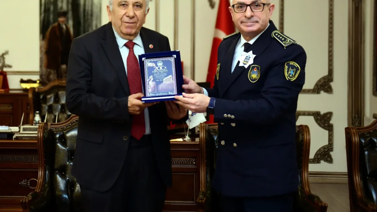 Zabıta Dire başkanından Belediye başkan vekiline ziyaret: