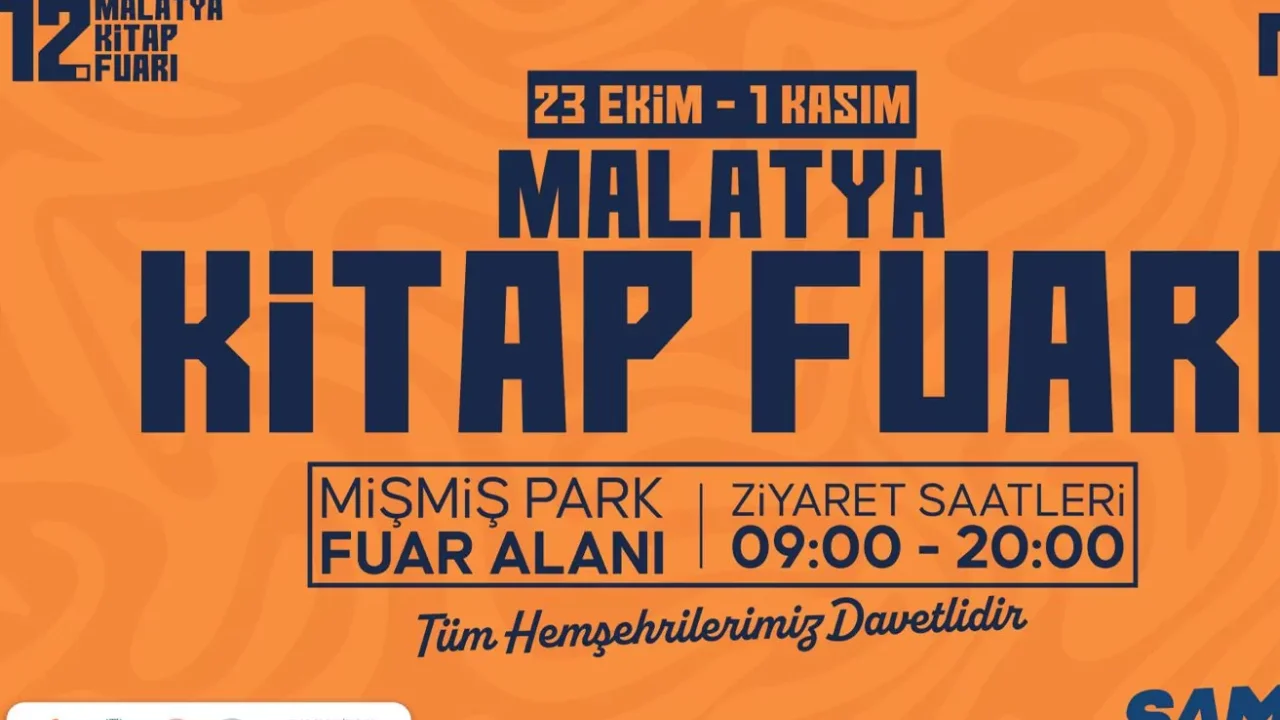 12. Malatya Kitap Fuarı Kapılarını Açıyor