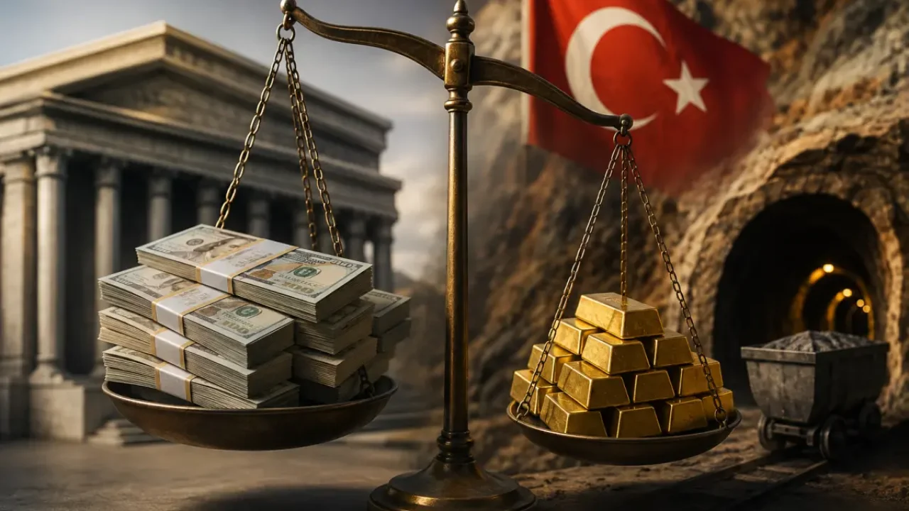 Altın madenciliği verileriyle faiz ödemelerini.