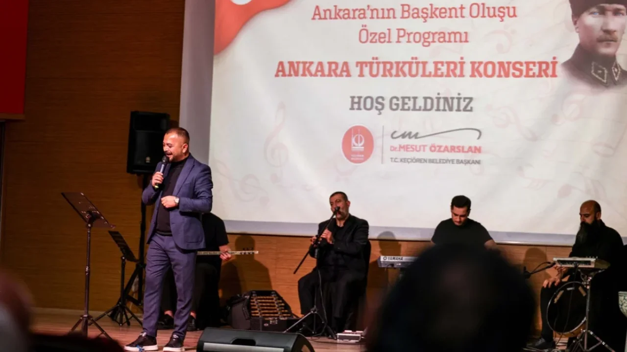 Ankara’nın başkent oluşu türkülerle kutlandı