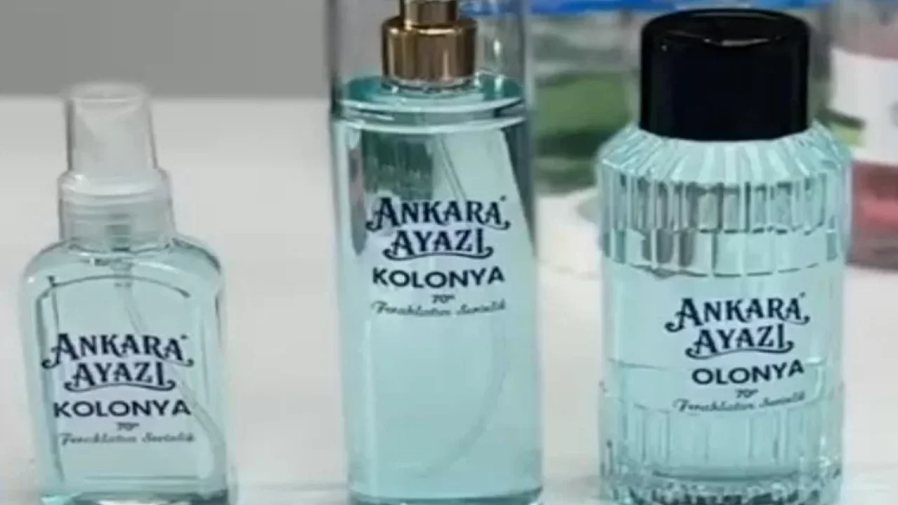Ankara’nın meşhur ayazı kolonyaya dönüştürüldü