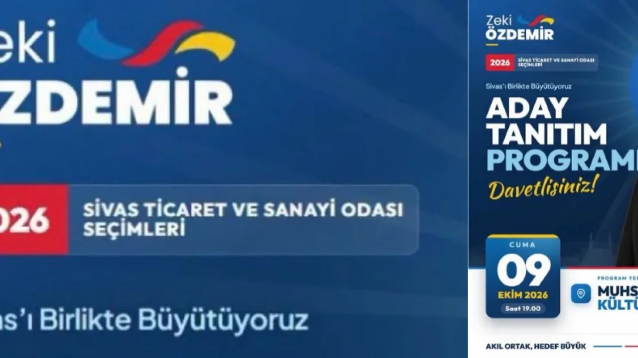Başkan Özdemir'in, Aday Tanıtım Programı 9 Ekim'de