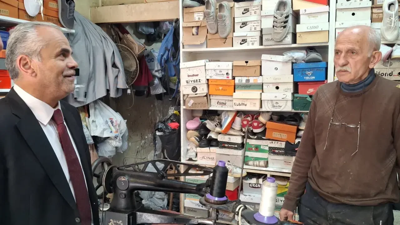 Beypazarı Müftüsü Süsün’den esnafa ziyaret