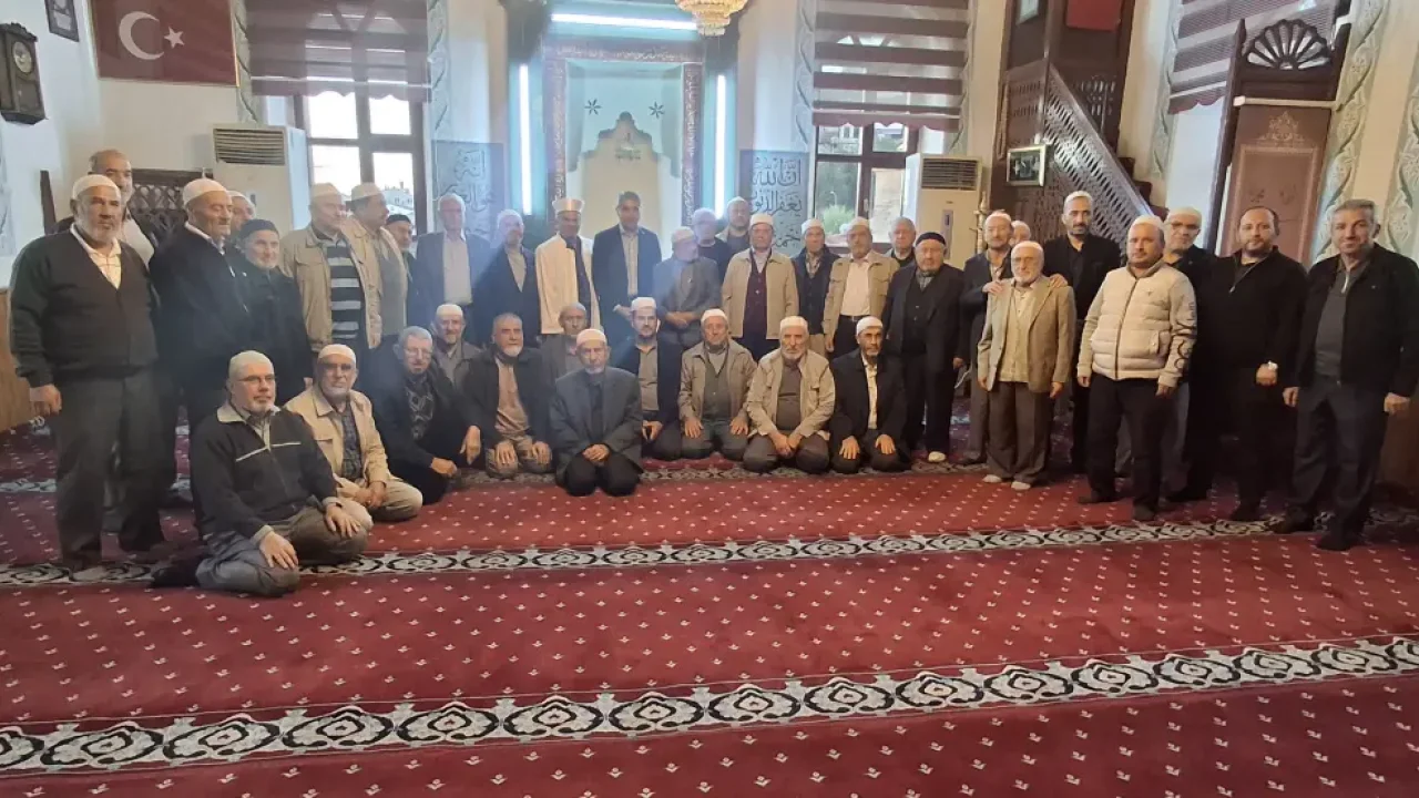 Beypazarı’nda din görevlileri sabah namazında buluştu