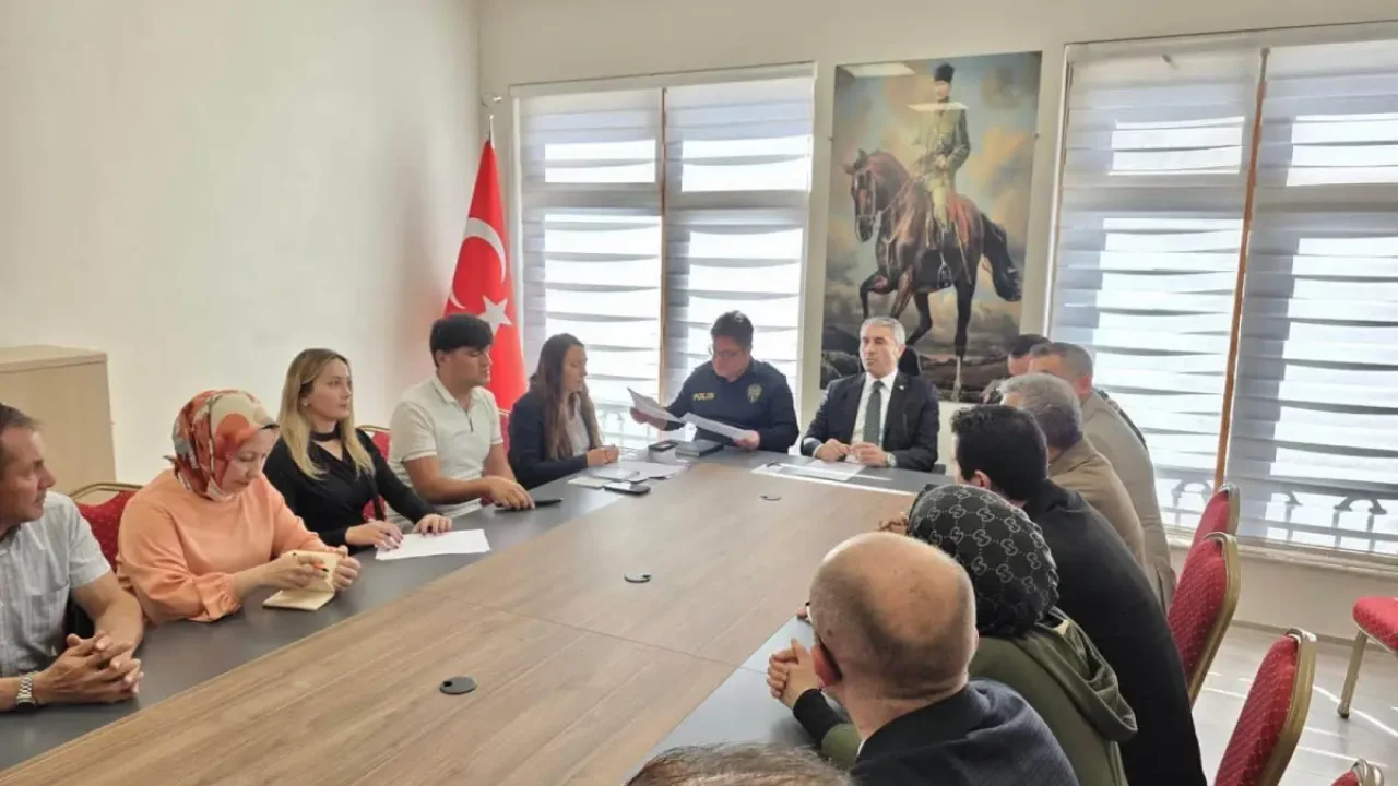 Beypazarı’nda okul güvenliği toplantısı yapıldı