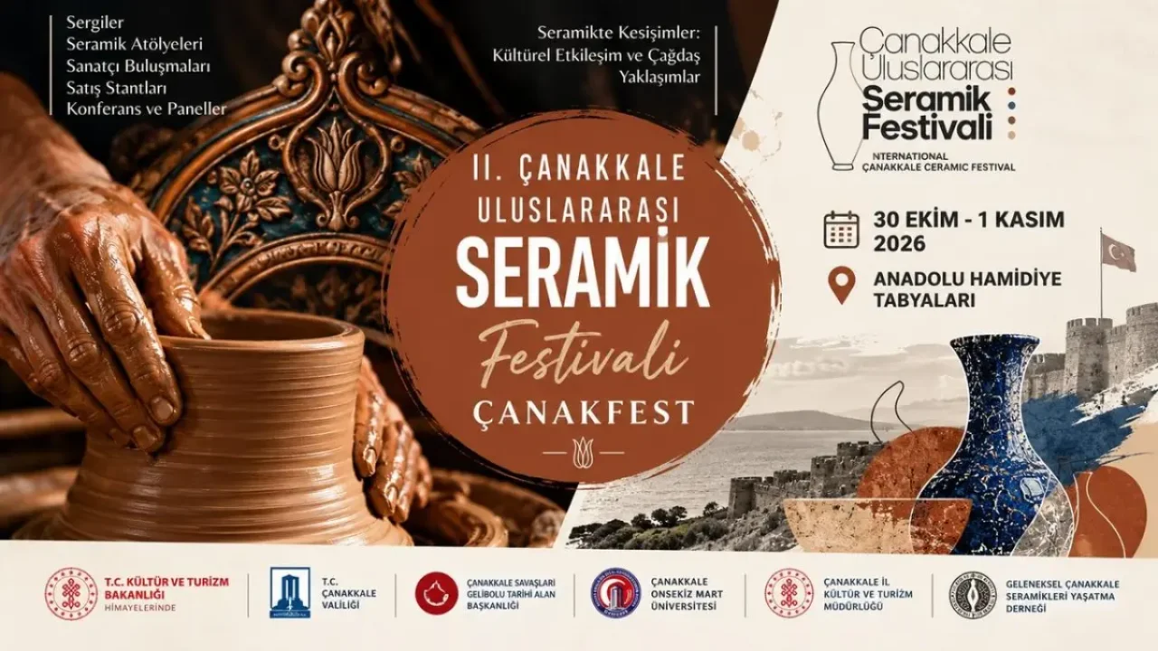 Çanakkale Uluslararası Seramik Festivali başlıyor