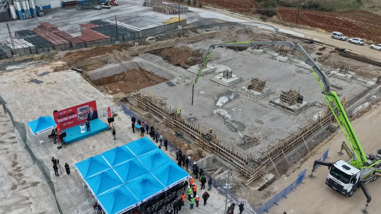 Çorum Belediyesi Yeni Üretim Tesisinin Temelini Attı