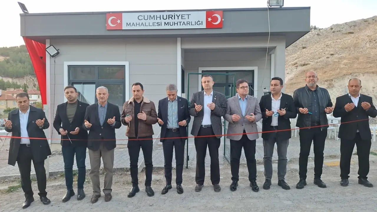 Cumhuriyet Mahallesi Muhtarlık Ofisi Hizmete Açıldı