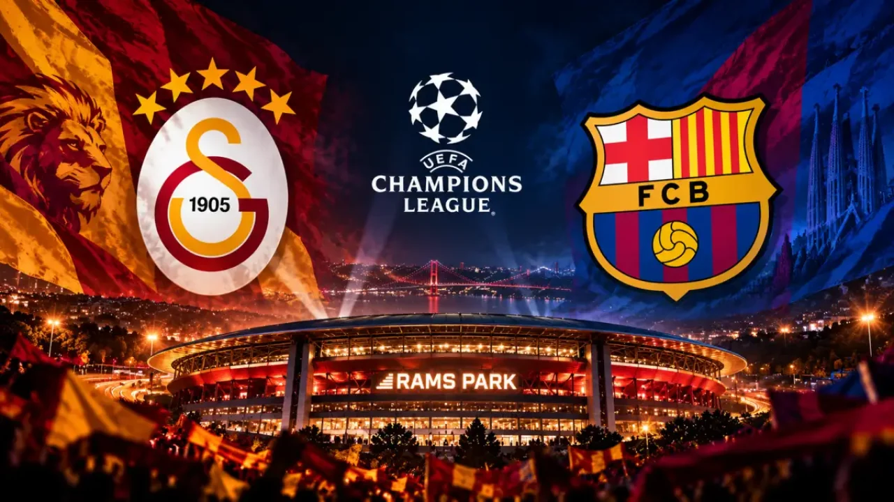 Galatasaray Barcelona maçı RAMS Park'ta başlıyor