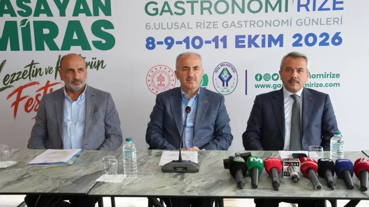 Gastronomi Rize Günleri 8 Ekim'de Şölenle Başlıyor