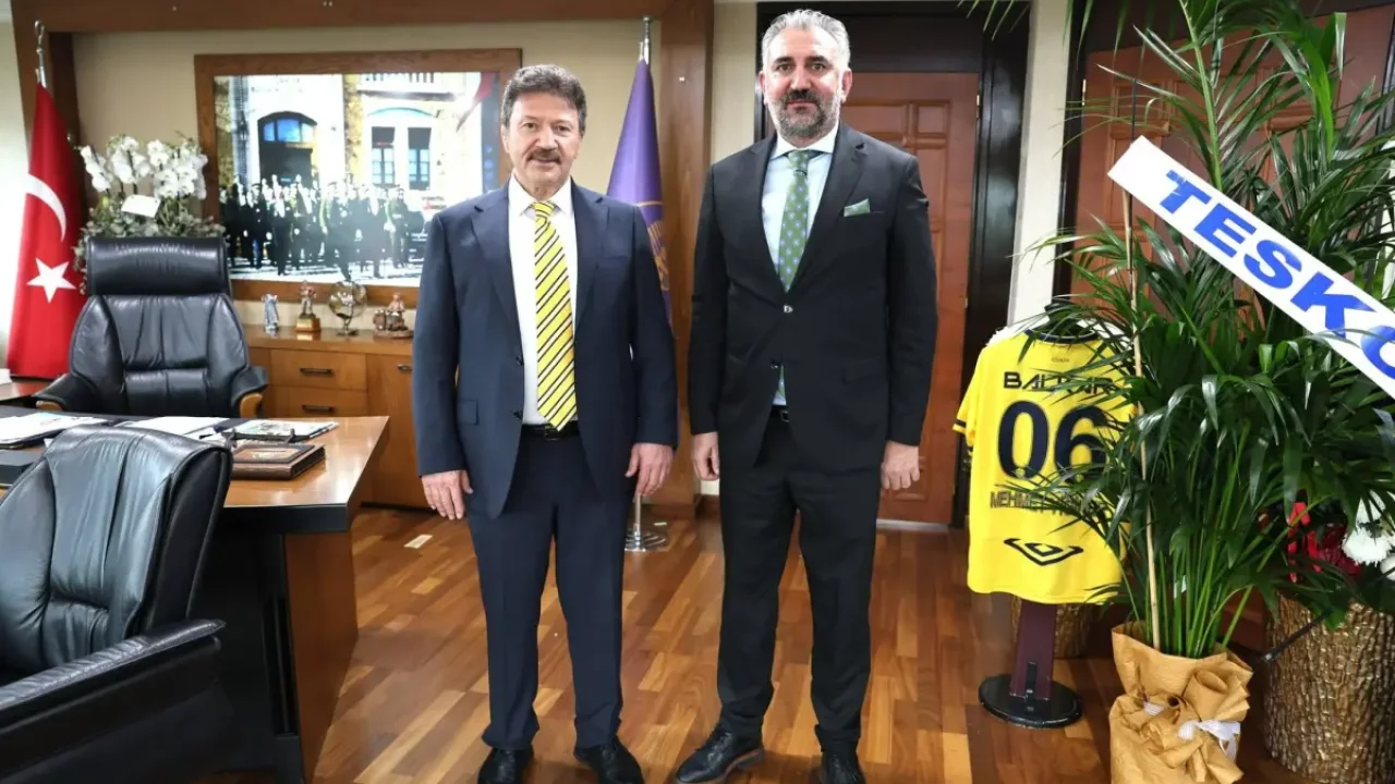Hatunoğlu, TESK Başkanı Yiğiner'i Ziyaret Etti
