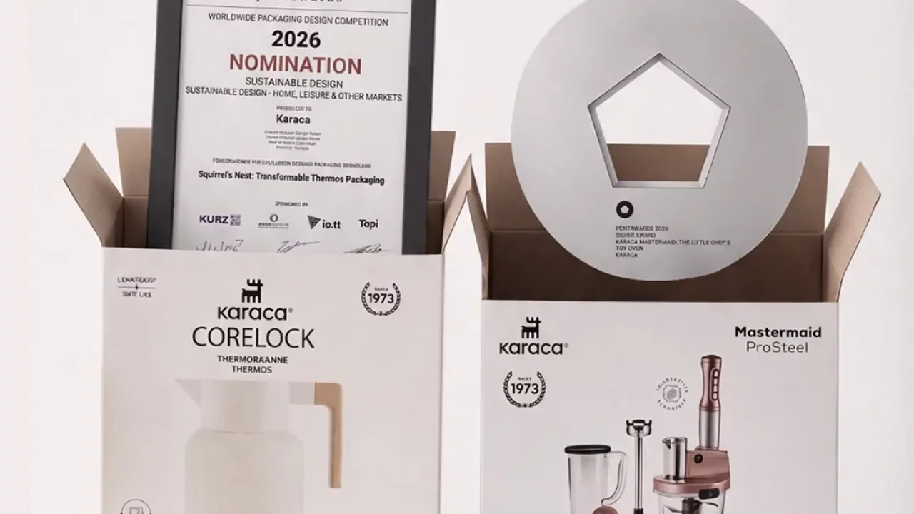 Karaca’ya Pentawards 2026'dan Gümüş Ödül ve Sertifika