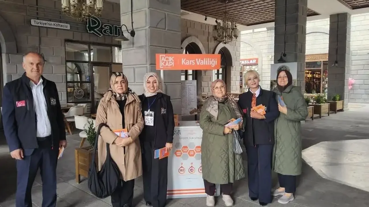 Kars’ta "Açık Kapı" vatandaşlarla buluştu