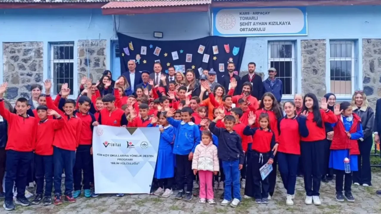 Kars’ta köy okulunda TÜBİTAK etkinliği