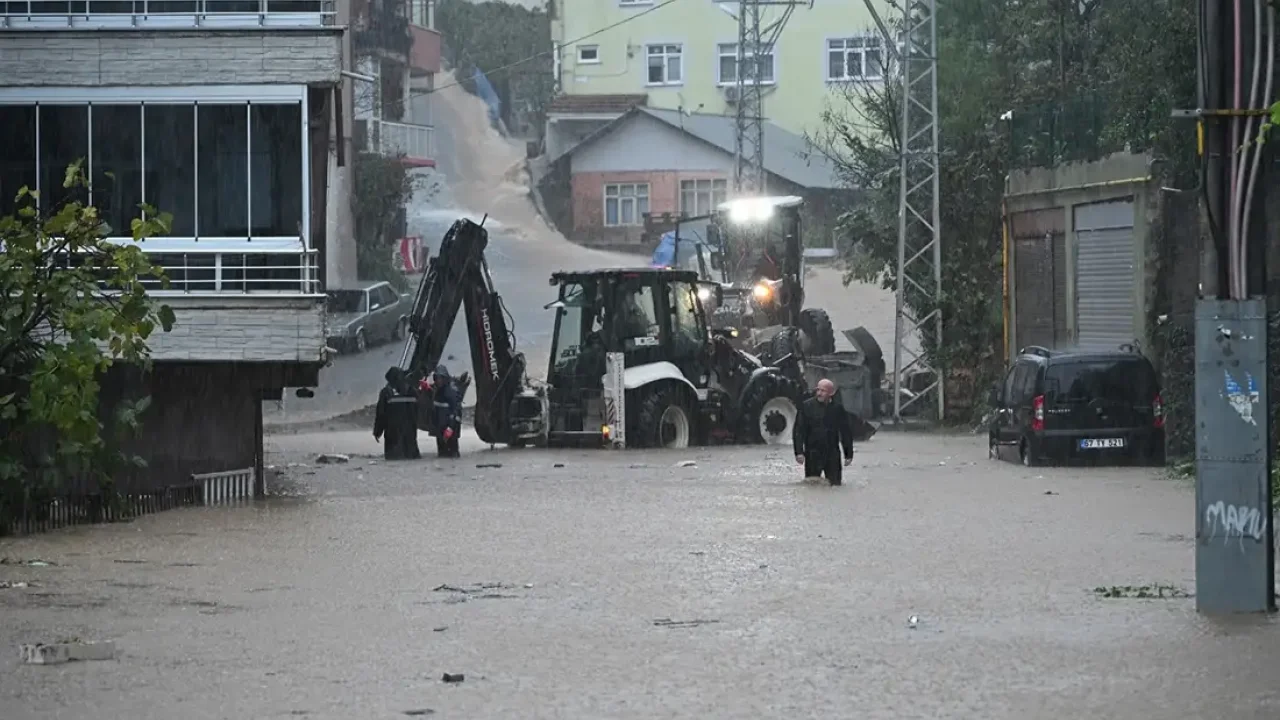 Kdz Ereğli sağanak yağışa teslim oldu