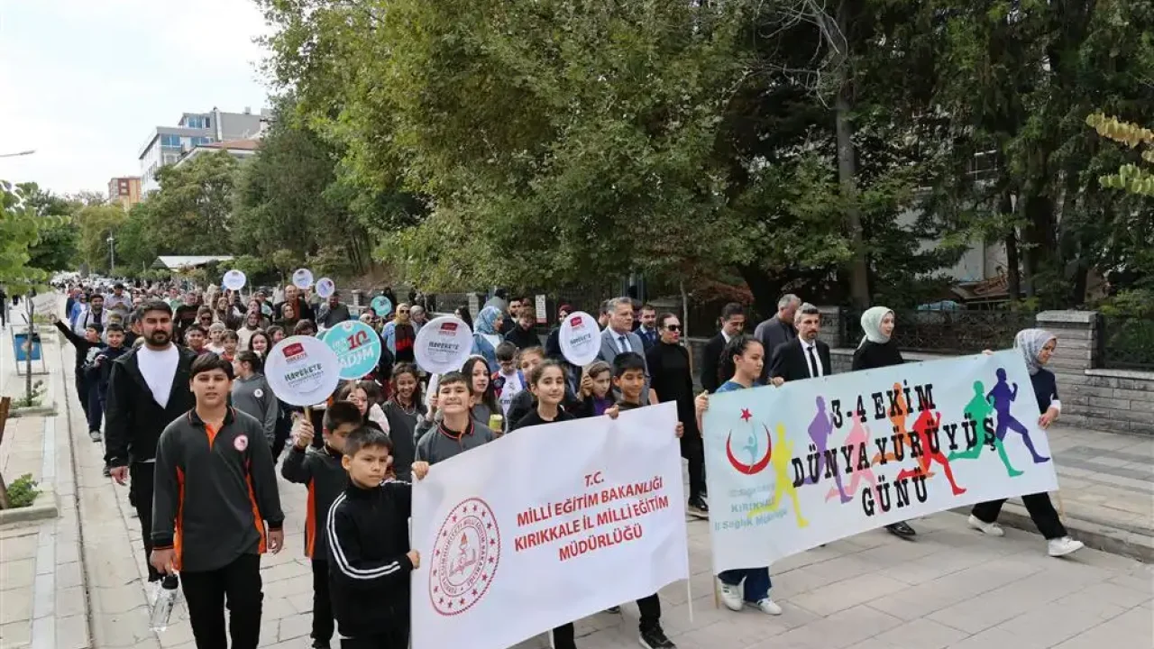 Kırıkkale sağlık için yürüdü