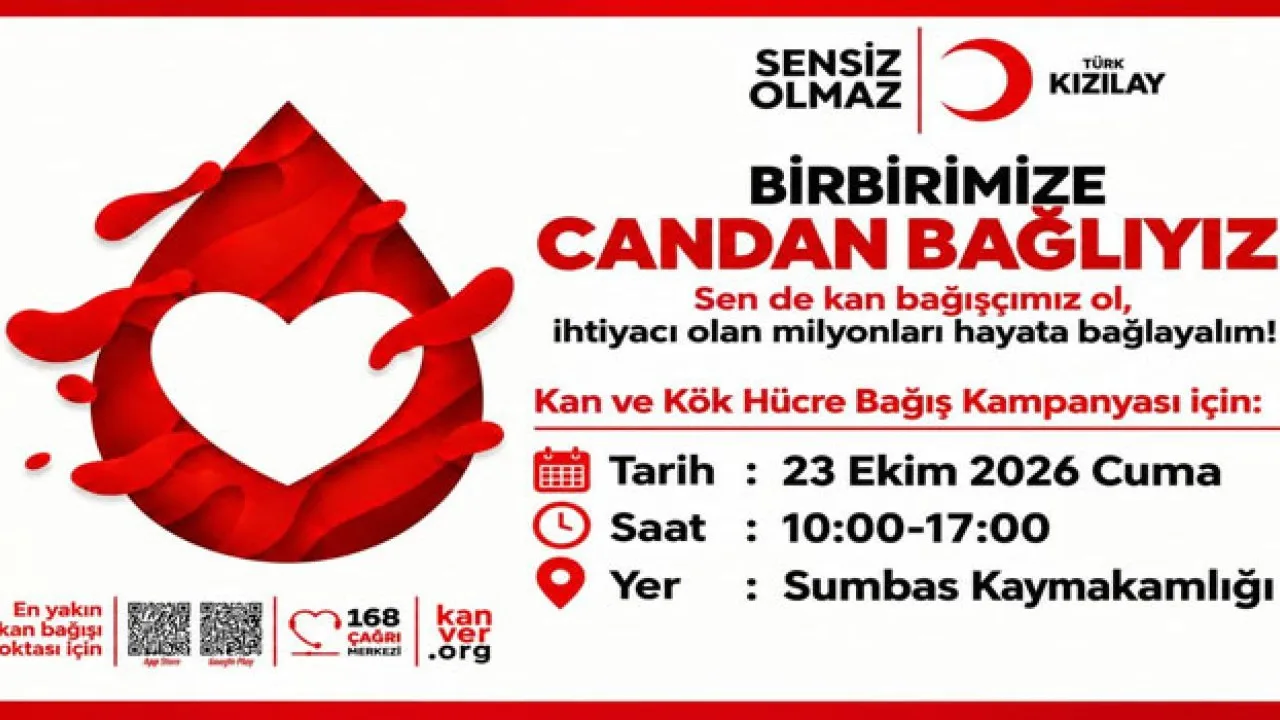 Kızılay’dan Sumbas’ta Kan ve Kök Hücre Bağışı Çağrısı