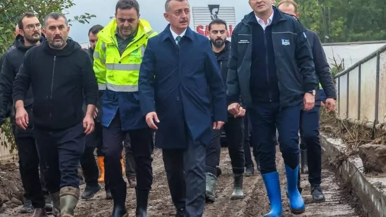 Kocaeli'de Şiddetli Yağış Bölgeleri İnceleniyor