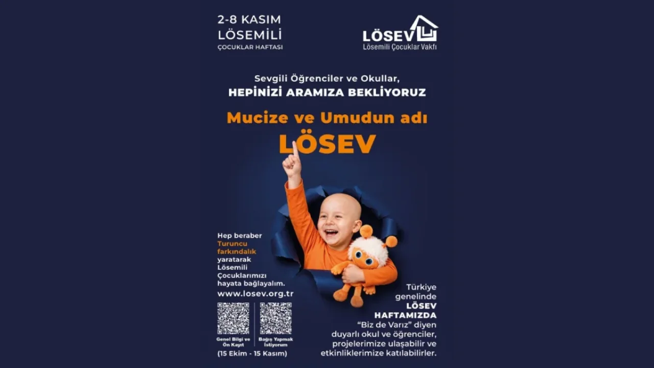 Lösemili Çocuklar Haftası turuncu hareketle başlıyor