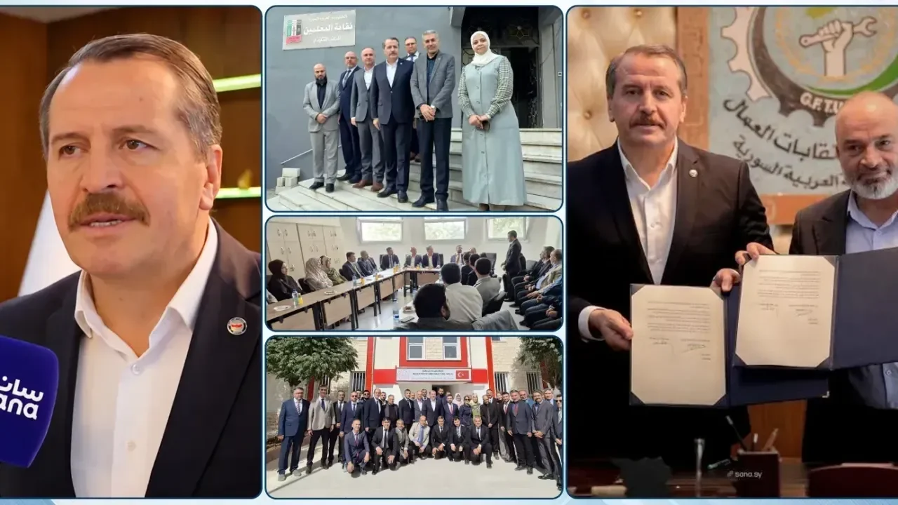 Memur-Sen Şam ziyareti ile iş birliği yenilendi
