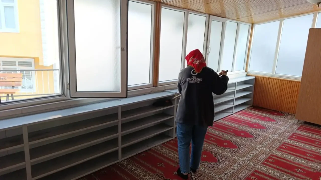 Ordu’nun camilerinde temizlik mesaisi