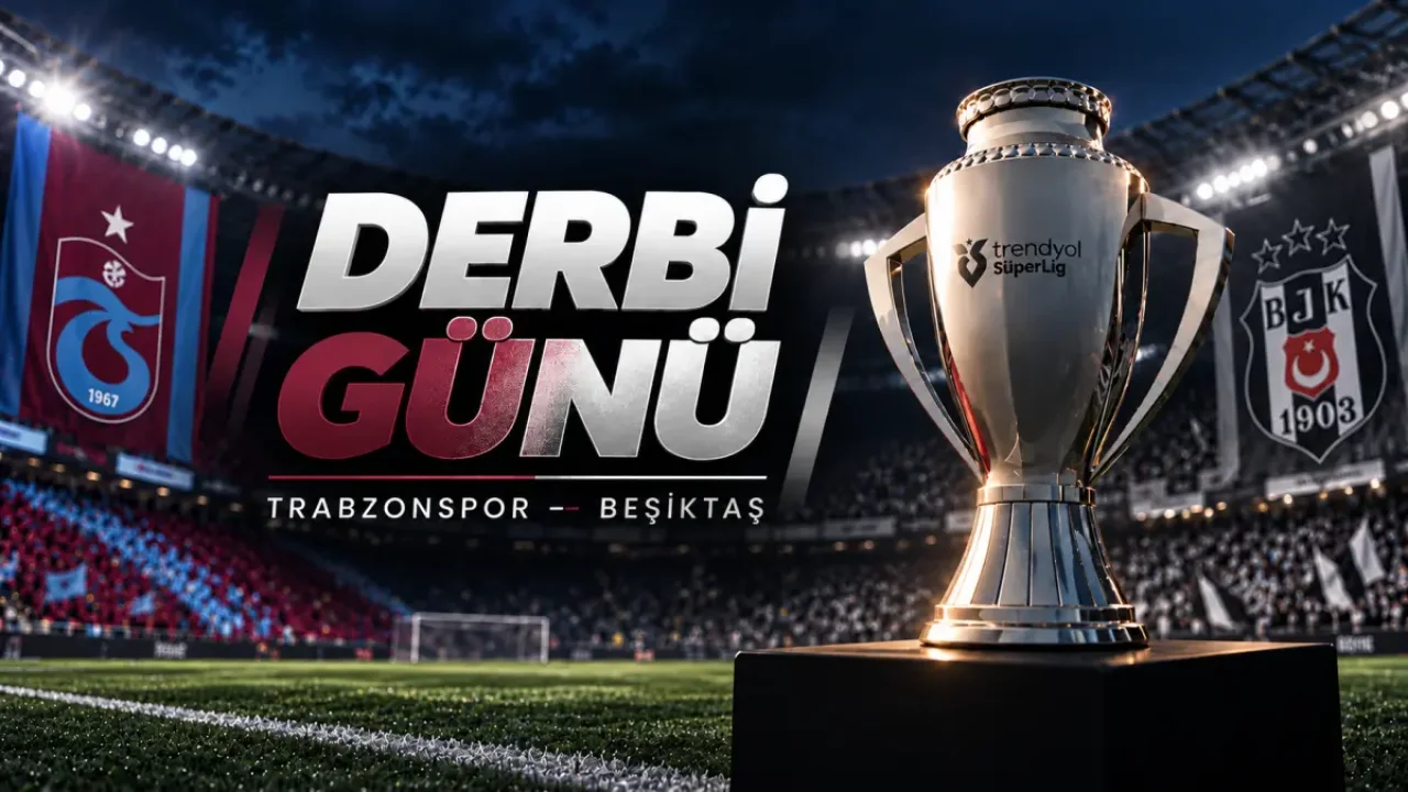 Trabzonspor Beşiktaş derbisi Papara Park'ta başlıyor