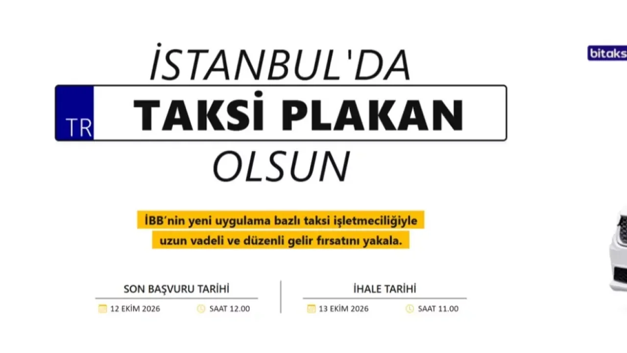 Uygulama Bazlı Taksi İhalesi 13 Ekim’de Yapılıyor