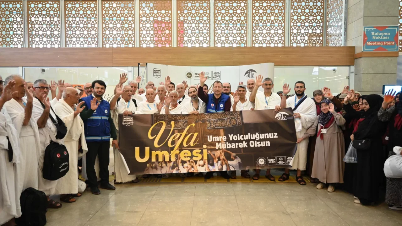 Vefa Umresi Projesi ile Üçüncü Kafile Uğurlandı