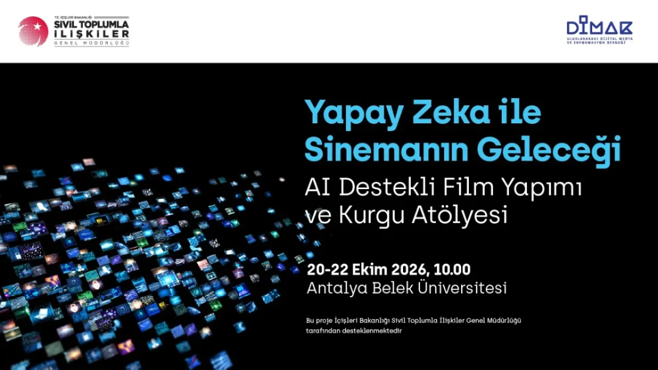Yapay Zeka Destekli Film Atölyesi Antalya'da Başlıyor