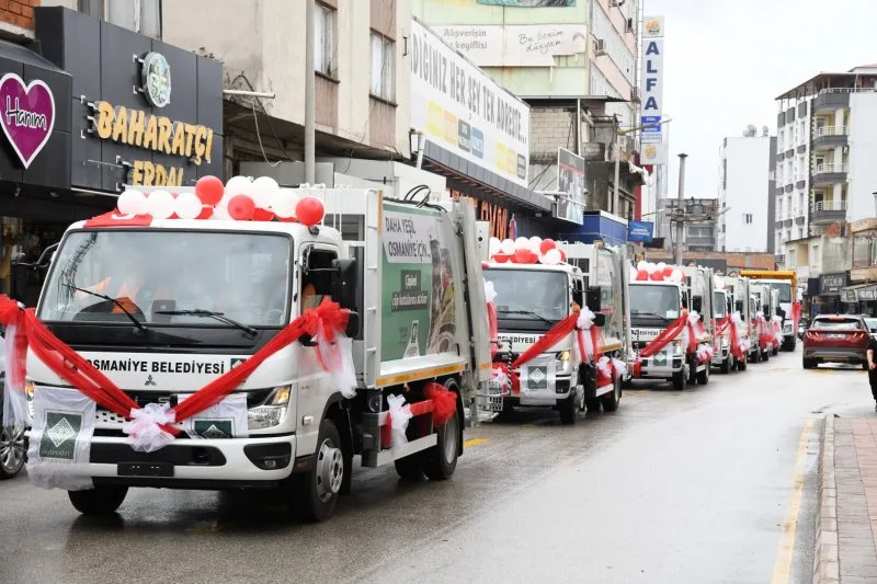 Osmaniye Belediyesi’ne 13 Yeni Araç Takviyesi Osmaniye Belediyesi’ne 13 Yeni Araç Takviyesi