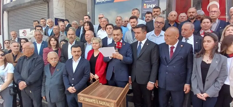 Chp Osmaniye: Saldırılar Halkın İradesine Yönelik Chp Osmaniye: Saldırılar Halkın İradesine Yönelik