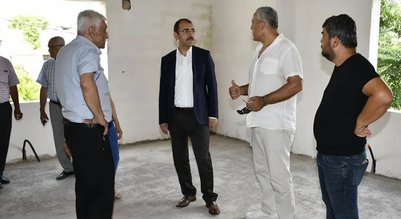 Kaymakam Erdinç Dolu, Kız Yurdu İnşaatını İnceledi