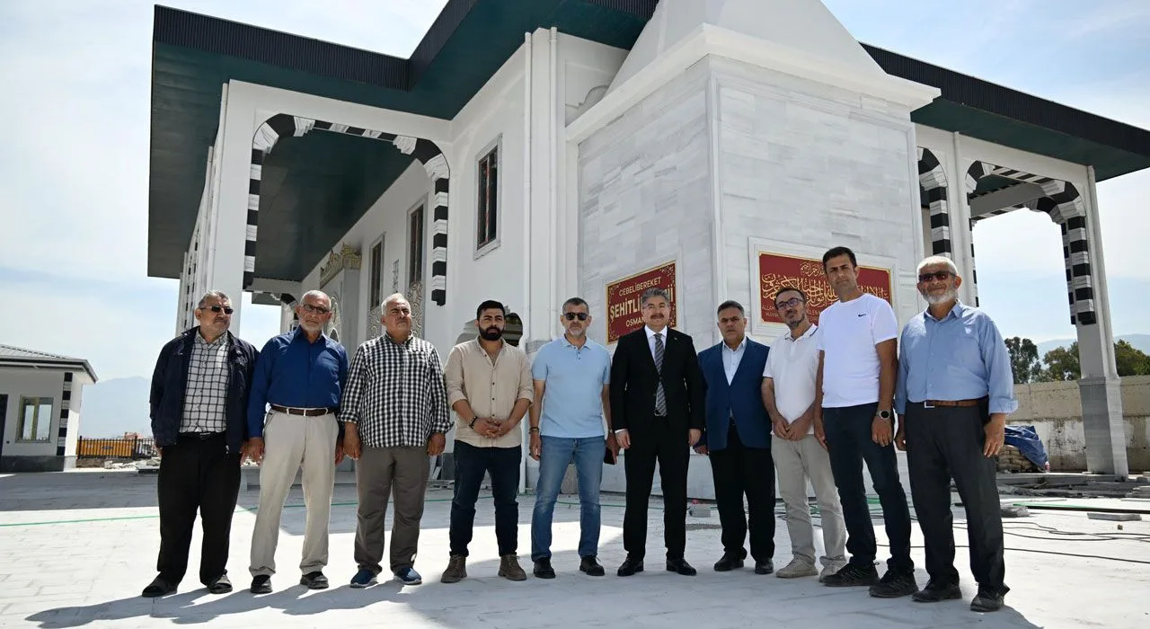 Vali Erdinç Yılmaz, Cebelibereket Şehitlik Camii’ni İnceledi Vali Erdinç Yılmaz, Cebelibereket Şehitlik Camii’ni İnceledi