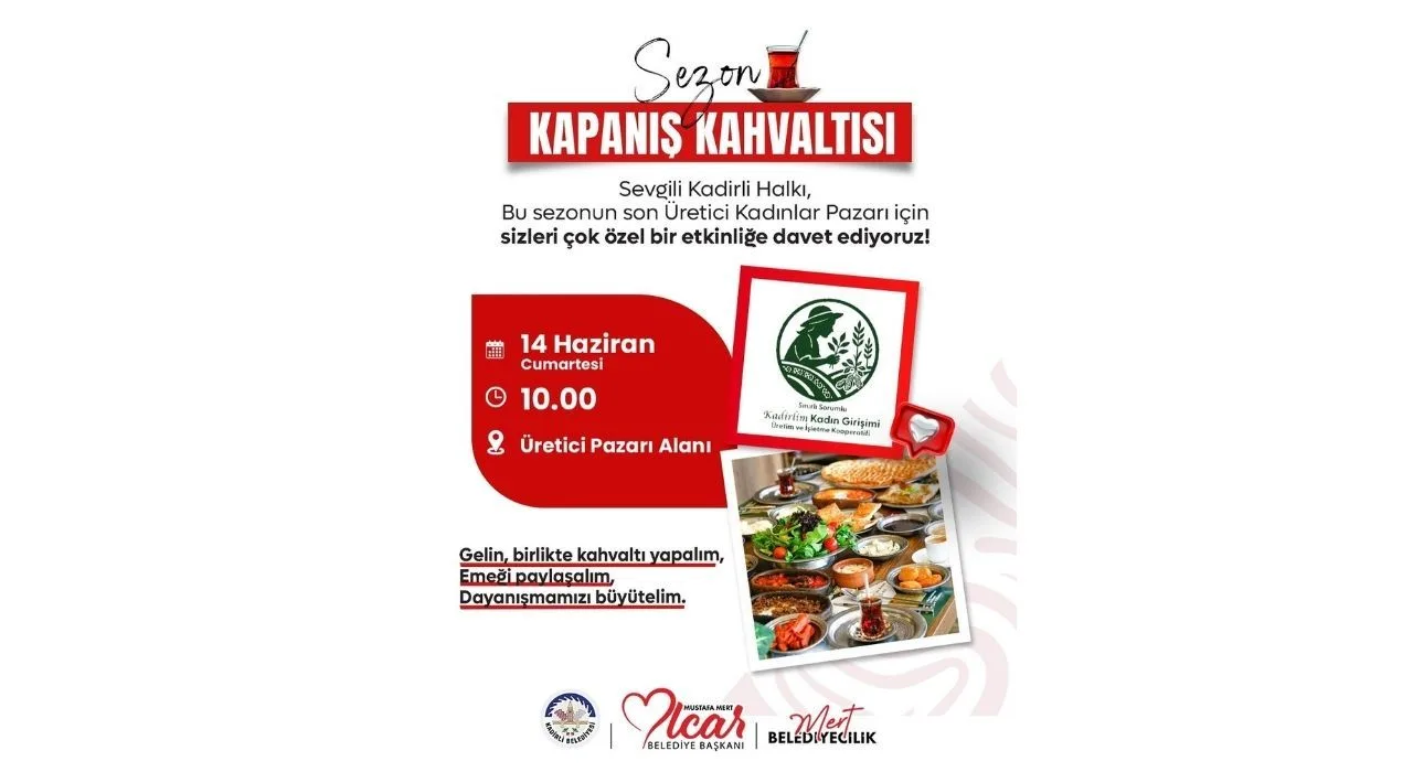 Kadirli’de Sezonun Son Kadın Pazarı Etkinliği
