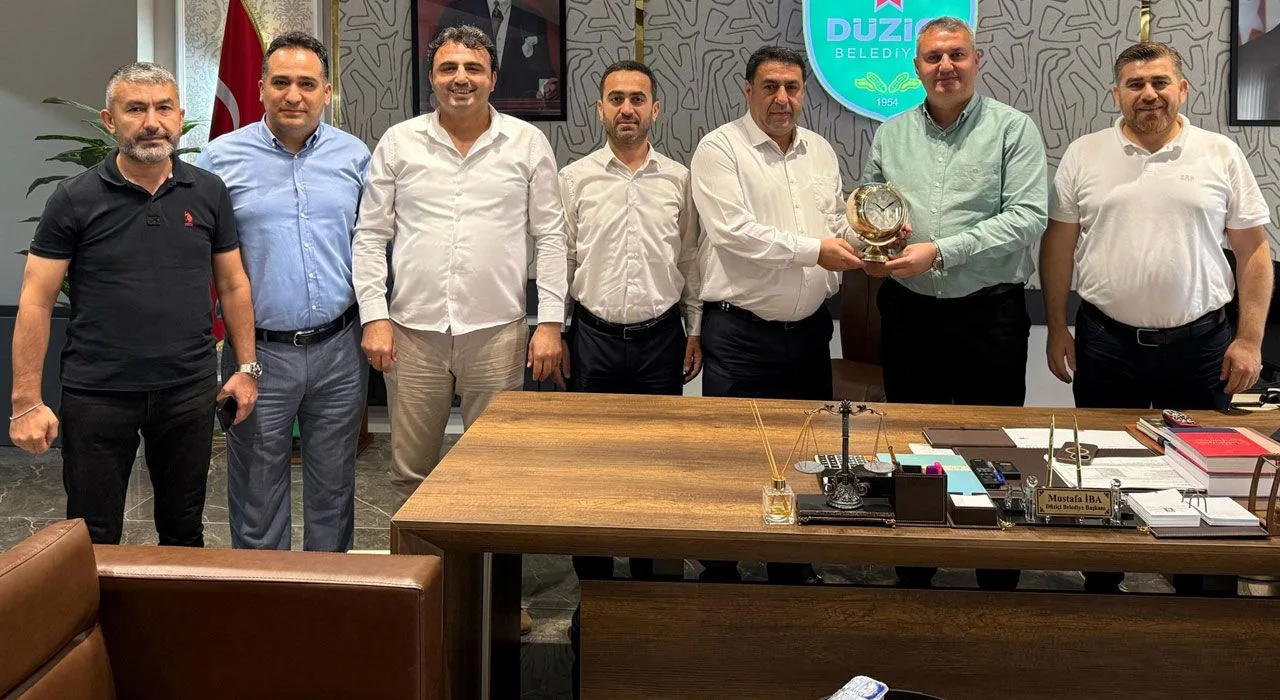 Başkan Mustafa İba, Ak Parti Heyetini Ağırladı