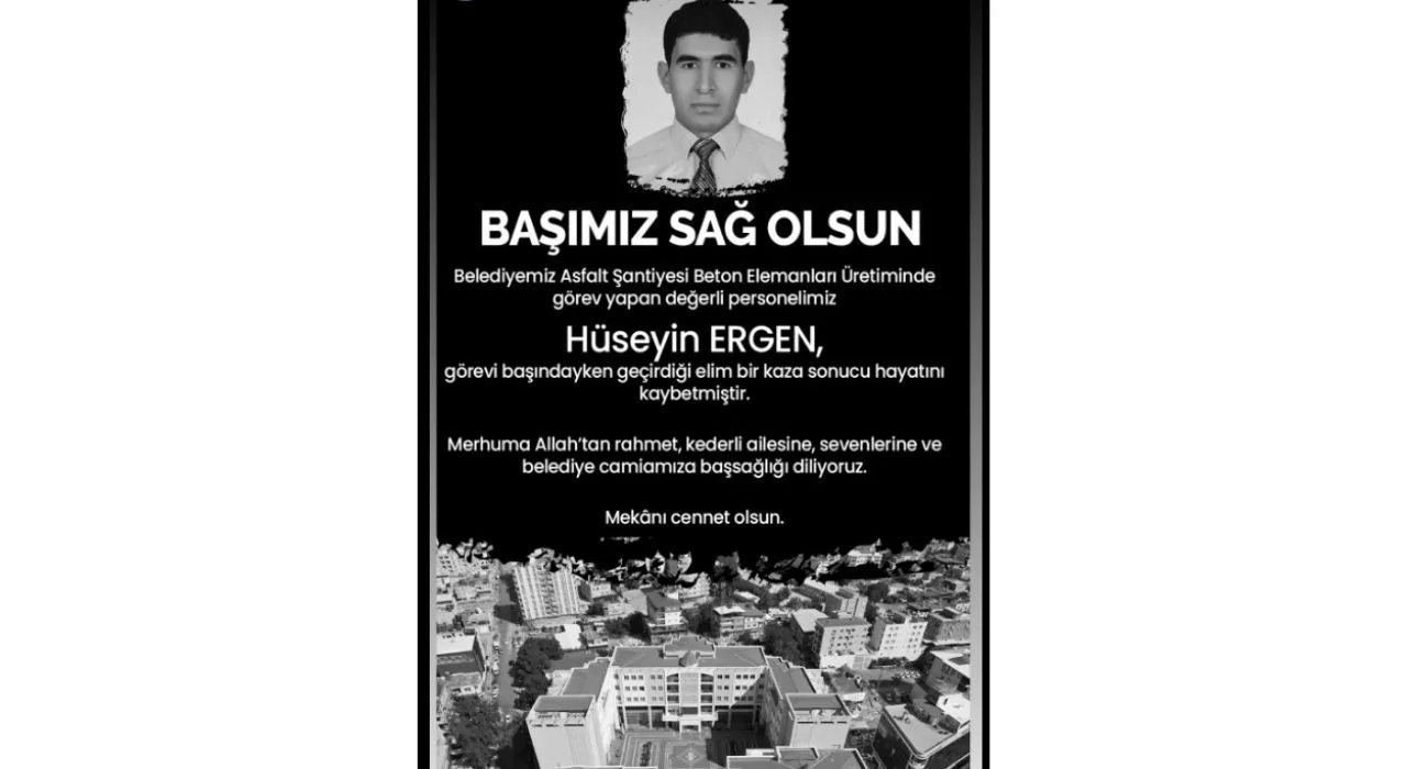 Başkan Çenet’ten Taziye: Hüseyin Ergen’i Kaybettik Başkan Çenet’ten Taziye: Hüseyin Ergen’i Kaybettik