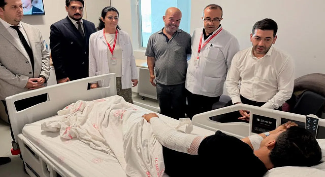 Mehmet Sadi Binboğa’dan Yaralı Askerlere Moral Ziyareti
