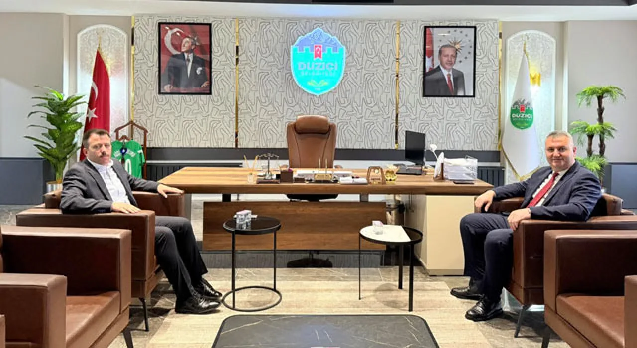 Kaymakam Yurdagül’den Başkan İba’ya Nezaket Ziyareti