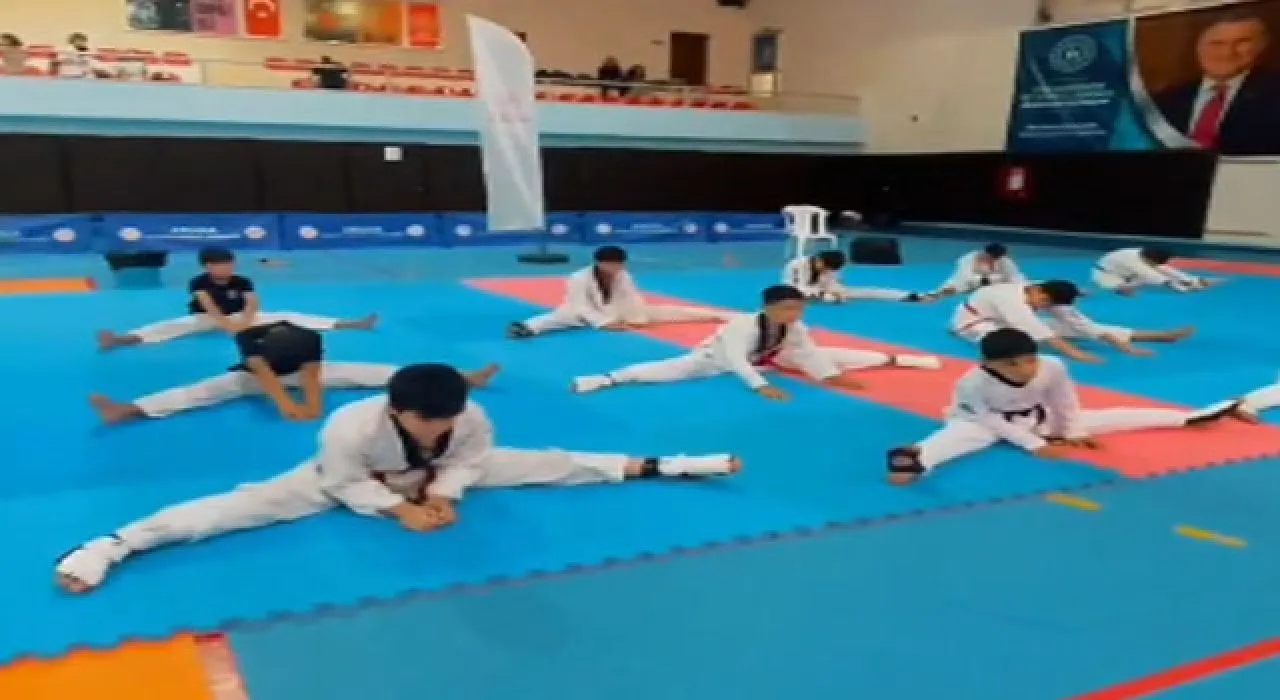 Minik Taekwondocular 15 Temmuz İçin Sahadaydı Minik Taekwondocular 15 Temmuz İçin Sahadaydı