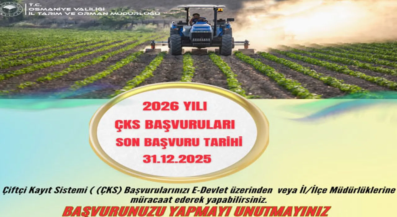 2026 Çks Başvuruları Osmaniye’de Başladı
